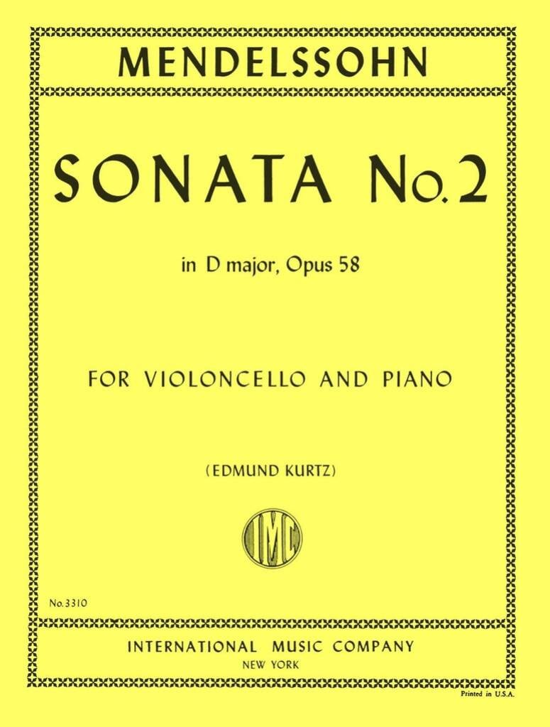 Sonata N. 2, In Re Op. 58